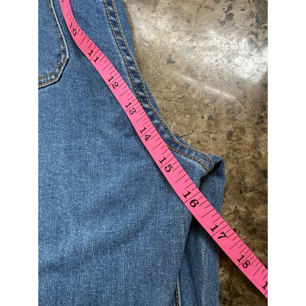 Kate Spade Hight waist Cropped Flare Denim Women’s Blue Pant Cotton Size 30 - Picture 7 of 11